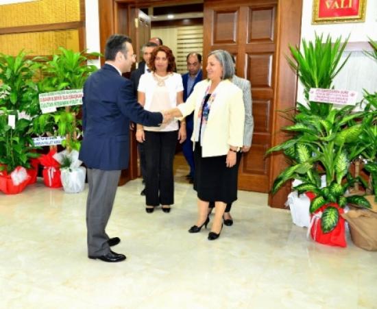 Kışanak'tan Vali Aksoy'a Ziyaret