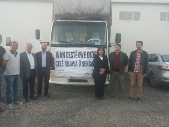 Van'da Rojava Ve Şengal İçin Yardımlar Devam Ediyor