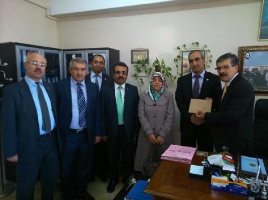 Sağlık Sen Malatyaşube Başkanı Mehmet Bingöl Mazbatayı Aldı