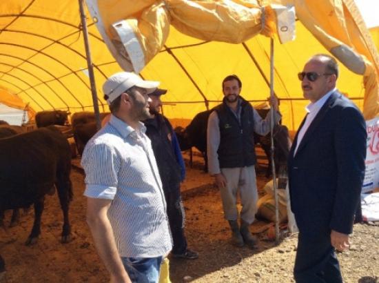 Başkan Kurban Pazarını Denetledi