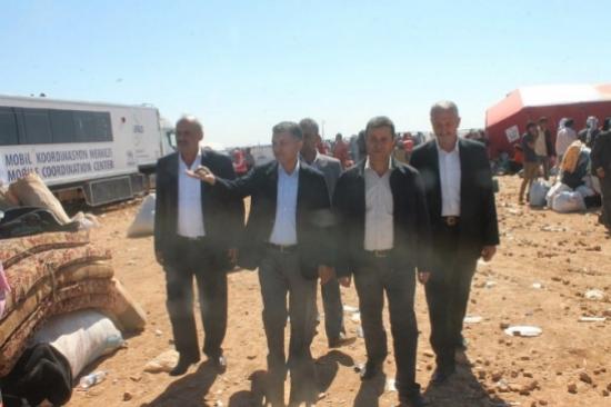 Öter'den Kobaneli Mültecilere Ziyaret