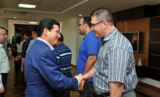 Kepez Belediye Başkanı Tütüncü Personeli İle Bayramlaştı