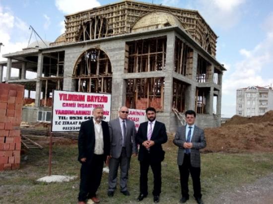 Müftüden Cami İnşaatına Ziyaret