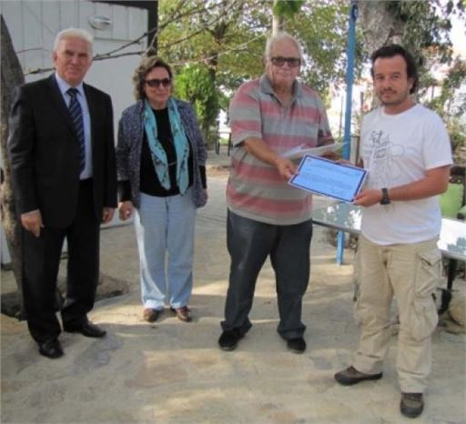 Urla Limantepe Sualtı Kazı Kursuna Katılanlara Sertifika