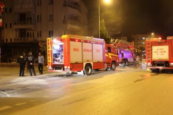 Denizli'de Restoran Yangını Korkuttu
