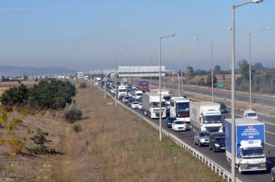 Bolu'da Bayram Trafiği Çilesi