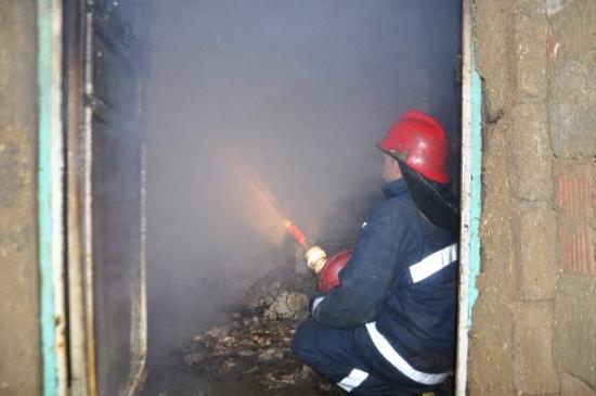 Kurbanlık Hayvan Yangında Telef Oldu