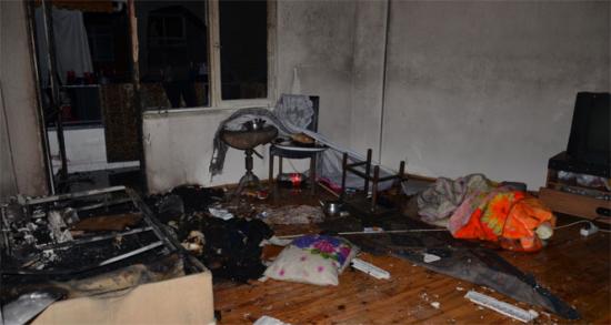 Yangında feci şekilde can verdi!