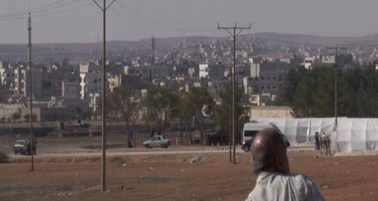 Gazetecilerin çekim yaptığı alana havan topu mermisi düştü!