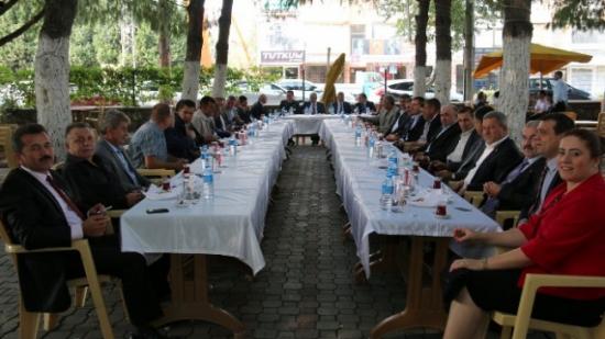 Saruhanlı'da Bayramlaşma Töreni