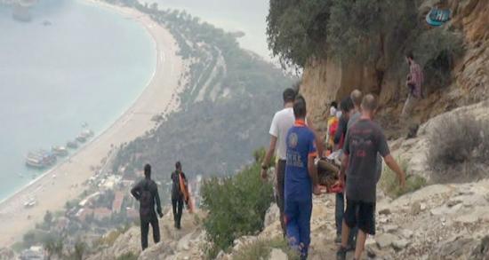 Babadağ'da paraşüt kazası: 1 yaralı!