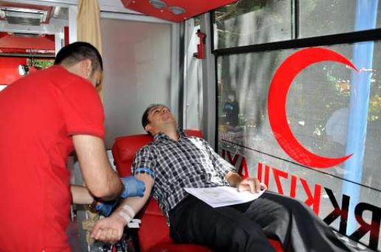 Bayburt Halkı Kan Vermeye Koştu