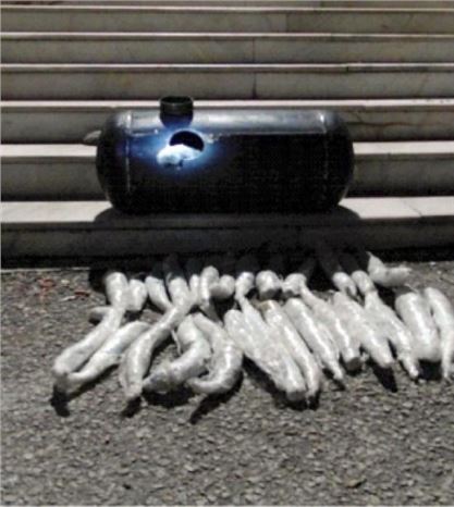 Otomobilin Lpg Tankından Esrar Çıktı