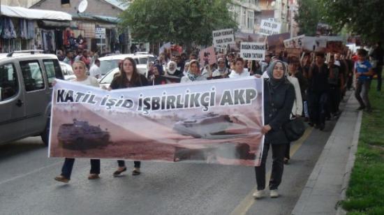 Dbp Ve Hdp'den 'ışid' Protestosu