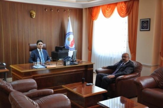 Başkan Samur'dan Kaymakam Öner'e Hayırlı Olsun Ziyareti