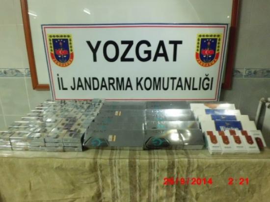 Yozgat Jandarma Yolcu Otobüslerinde Kaçak Sigaraya Geçit Vermiyor