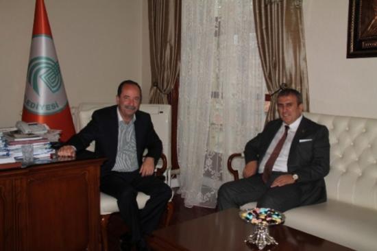 Edirne Kamu Hastaneleri Birliği Genel Sekreteri Açıkgöz'den Başkan Gürkan'a Ziyaret