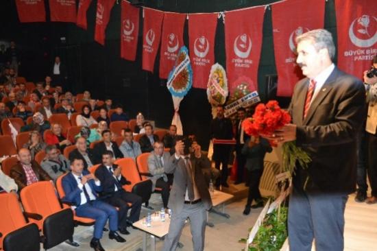 Bbp Genel Başkanı Mustafa Destici Niğde'de