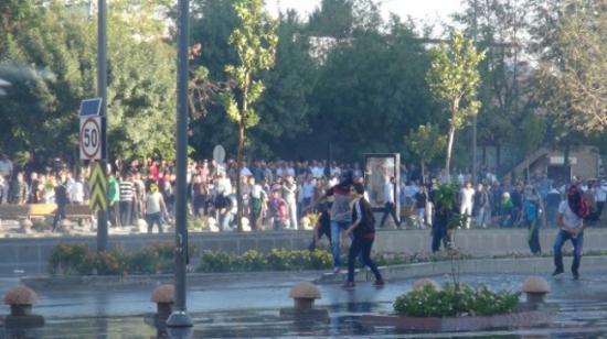 Batman'da Olaylı Işid Protestosu