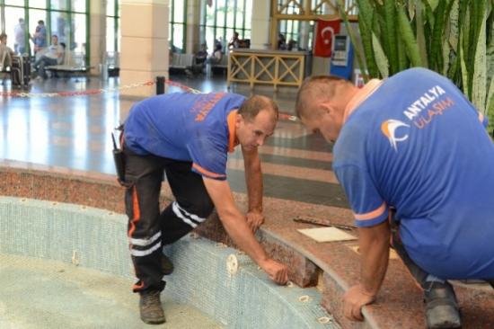 Otogar'da Bayram Temizliği