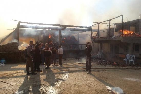 Yangında 250 Kurbanlık Hayvan Telef Oldu