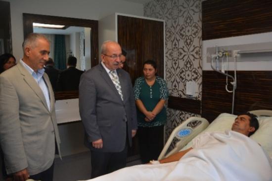 Başkan Albayrak'tan Yaralanan İtfaiye Erine Ziyaret