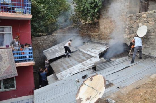 Tunceli'deki Yangın Korkuttu