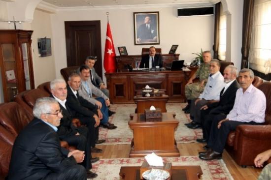 Kıbrıs Gazileri Vali Canbolat'ı Makamında Ziyaret Etti