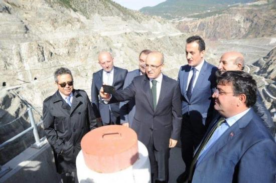 Maliye Bakanı Mehmet Şimşek Artvin'de