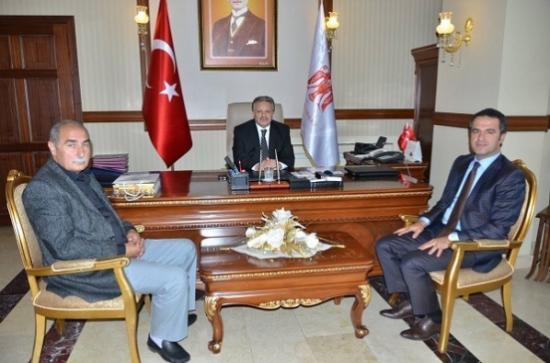 Esnaf Odaları Birliği İle Ticaret Ve Sanayi Odasından Erzincan Valisi Süleyman Kahramana Ziyaret