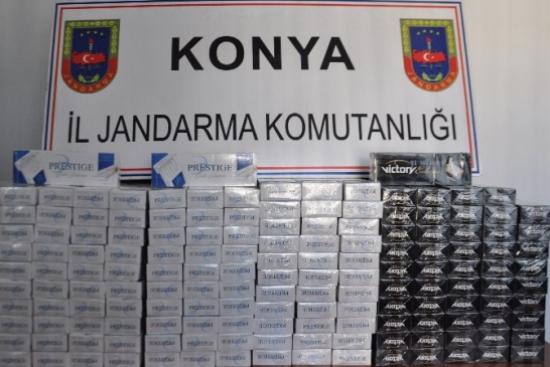 Seydişehir'de Kaçak Sigara Ele Geçirildi