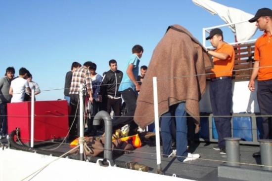 Ayvalık'ta 58 Mülteci Yakalandı