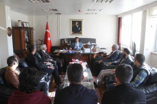 Gazetecilerden Vali Yardımcısı Gençoğlu'na Ziyaret