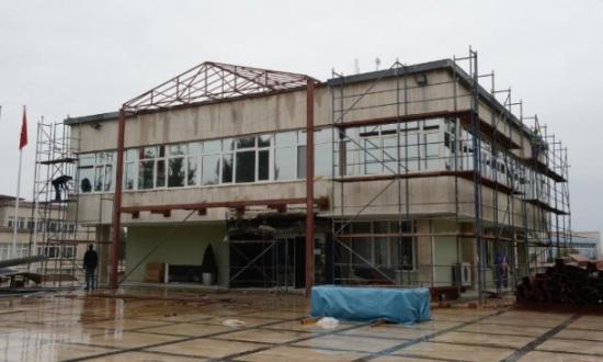 Edirne Valilik Binasında Tadilat Çalışmaları Başladı