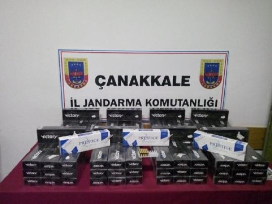Çanakkale'de Kaçak Sigara Operasyonu