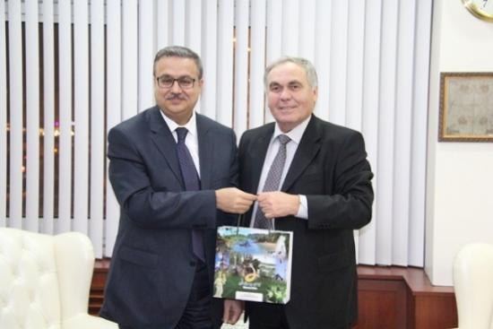 Adige Devlet Üniversitesi'nden Vali Su'ya Ziyaret