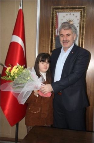 Özel Öğrencilerden Belediye Başkanı Memiş'e Ziyaret