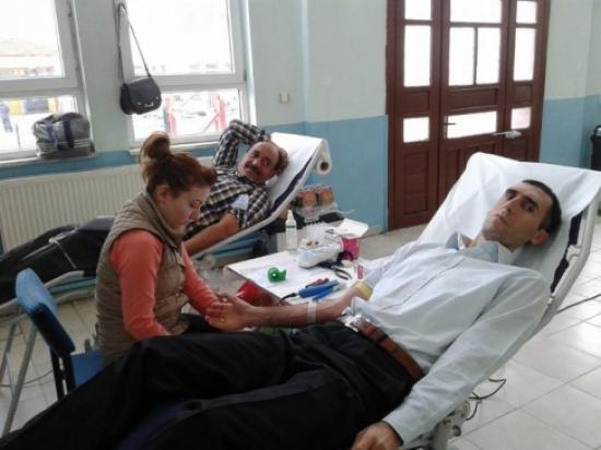 Hisarcık Myo Öğrencilerinden Ve Halktan Kan Bağışına Destek