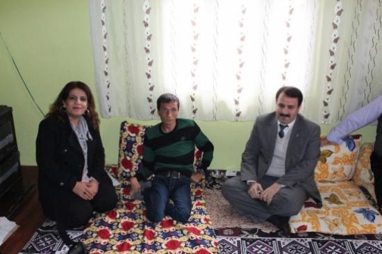 Ak Parti Sason İlçe Teşkilatı Engellileri Ziyaret Etti