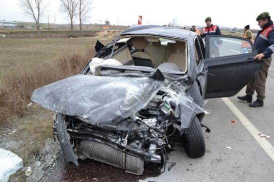 Edirne'de Trafik Kazası: 1 Yaralı