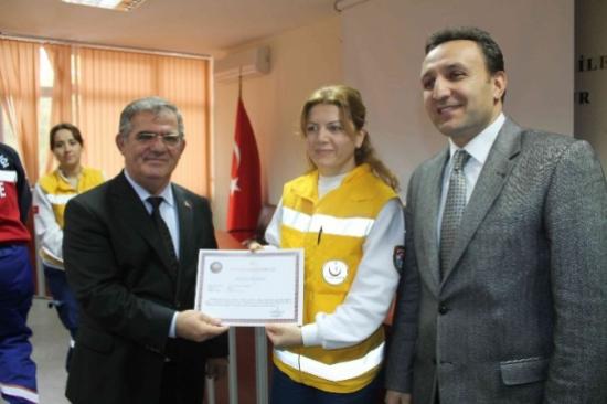 Fethiye'de Sağlık Ekipleri Ödüllendirildi