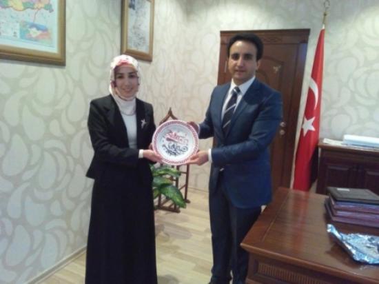 Batman Evrensel Yaşam Derneği Sason Kaymakamı Dündarı Ziyaret Etti