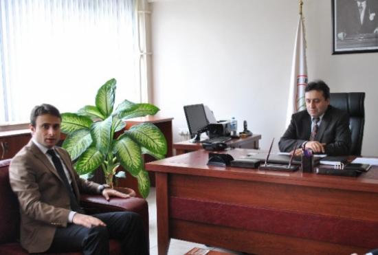 Gökçebey Kaymakamı Bilgin'den Beü'ye Ziyaret