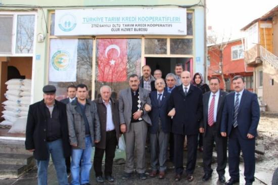 Olur'da Tarım Kredi Hizmet Bürosu Açıldı