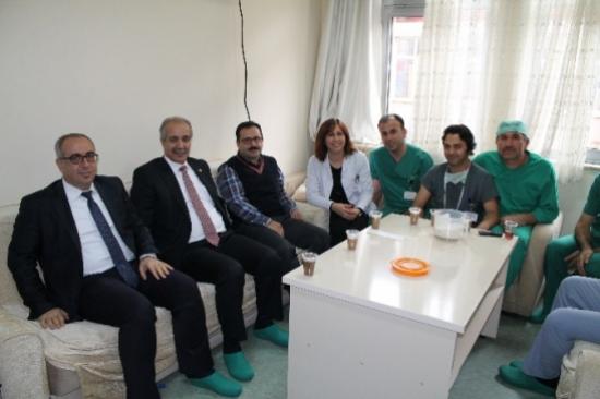 Milletvekili Salih Fırat'tan Hastaneye Ziyaret