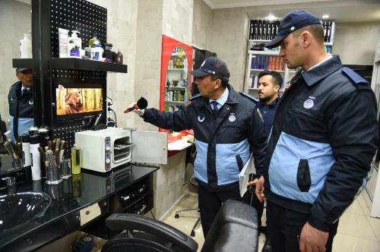 Zabıtadan Kuaför Denetimi