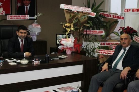 Yalçın'dan Ak Parti Merkez İlçe Başkanı Anaç'a Ziyaret