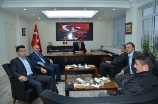 Kaymakamlardan Kaymakam Meşeli'ye Ziyaret