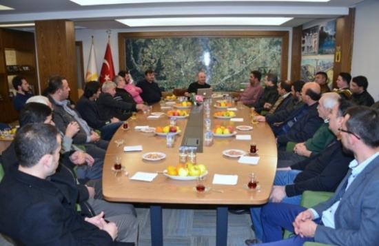 Başkan Saraoğlu Ak Parti Yeni Yönetimi İle Tanışma Toplantısı Düzenledi