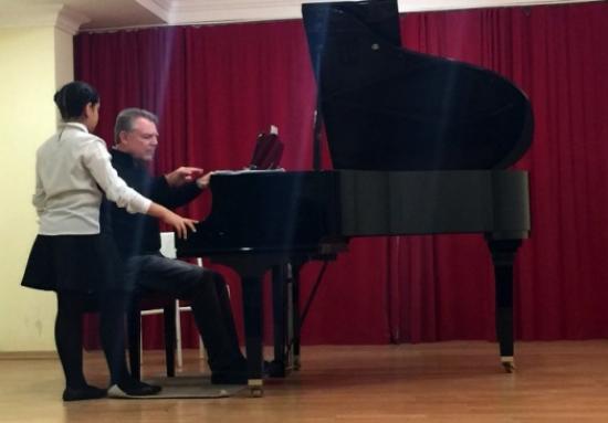 Ünlü Piyanist Hüseyin Sermet Çü Devlet Konservatuvarında